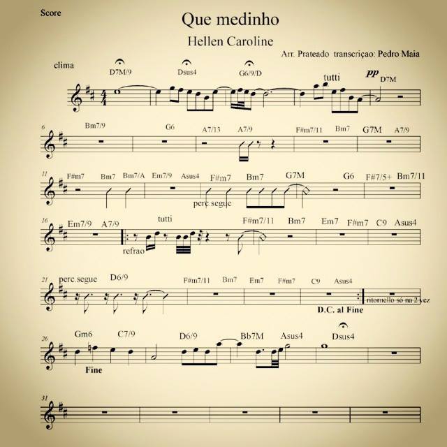 Página 1 da partitura