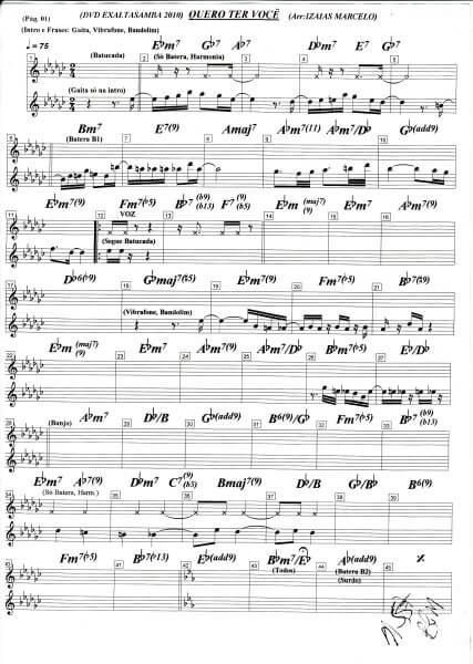 Página 1 da partitura