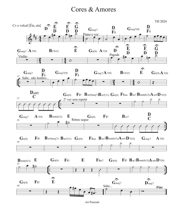 Página 1 da partitura