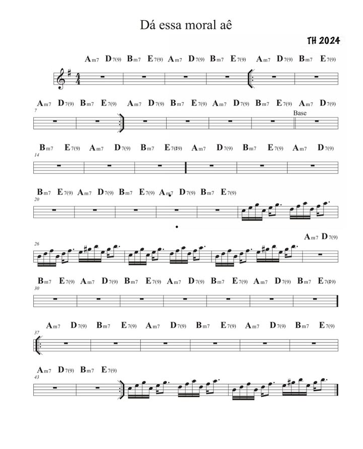 Página 1 da partitura