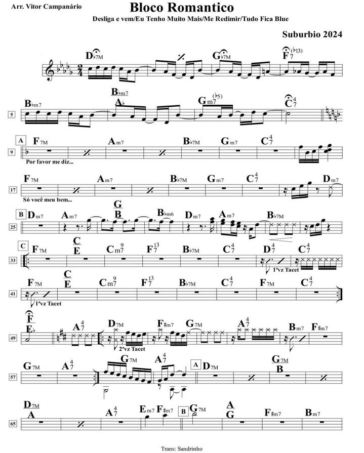 Página 1 da partitura