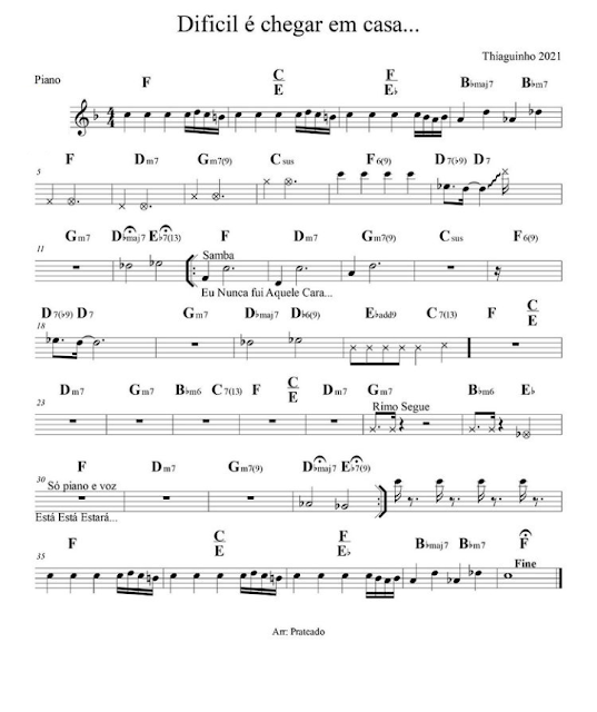 Página 1 da partitura