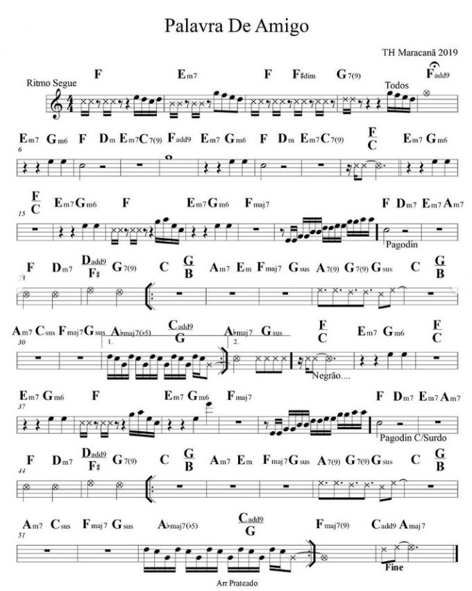 Página 1 da partitura