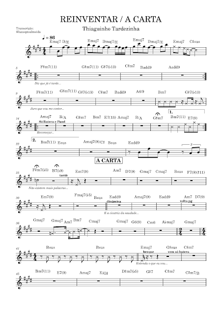 Página 1 da partitura