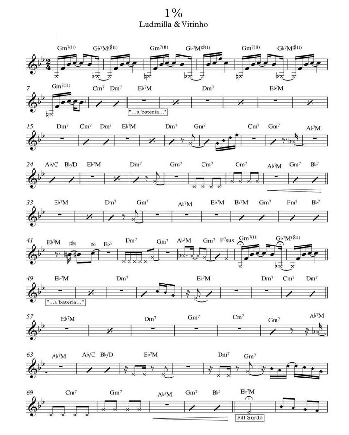 Página 1 da partitura