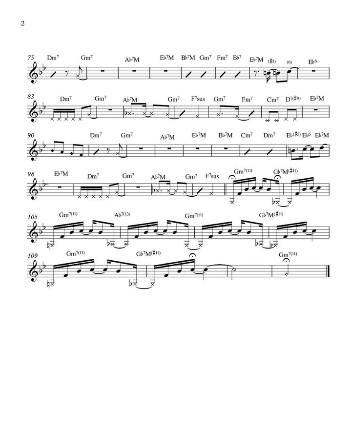 Página 2 da partitura