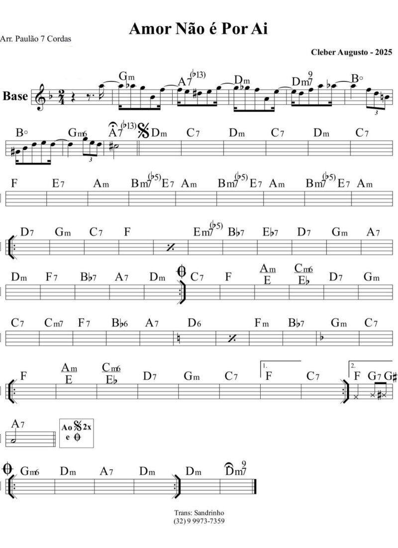 Página 1 da partitura