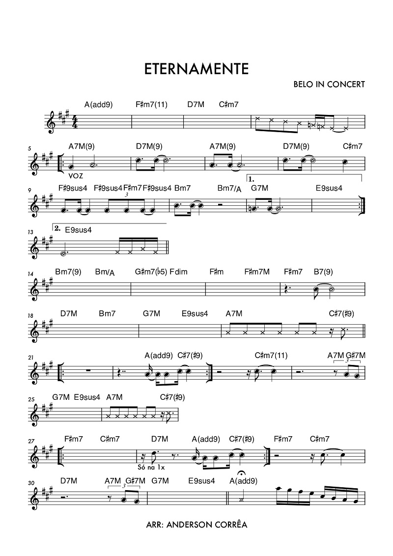 Página 1 da partitura