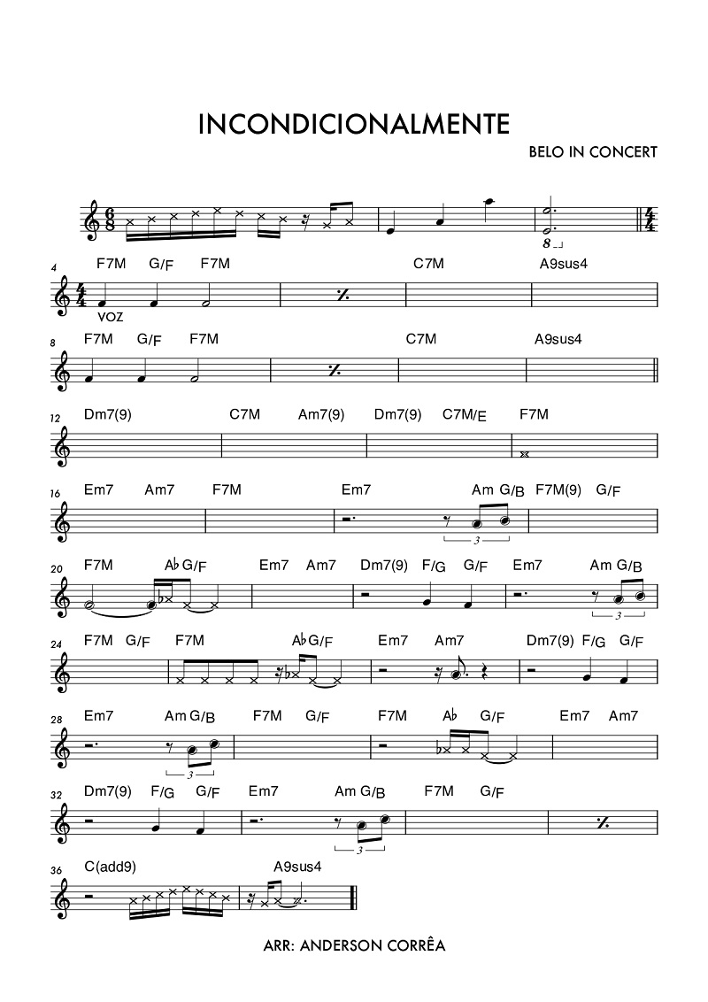 Página 1 da partitura