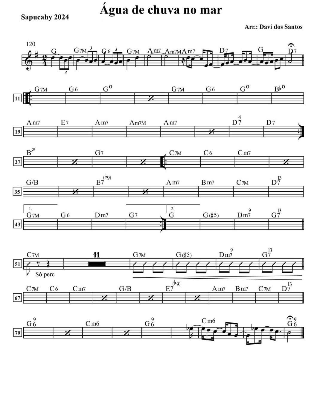 Página 1 da partitura