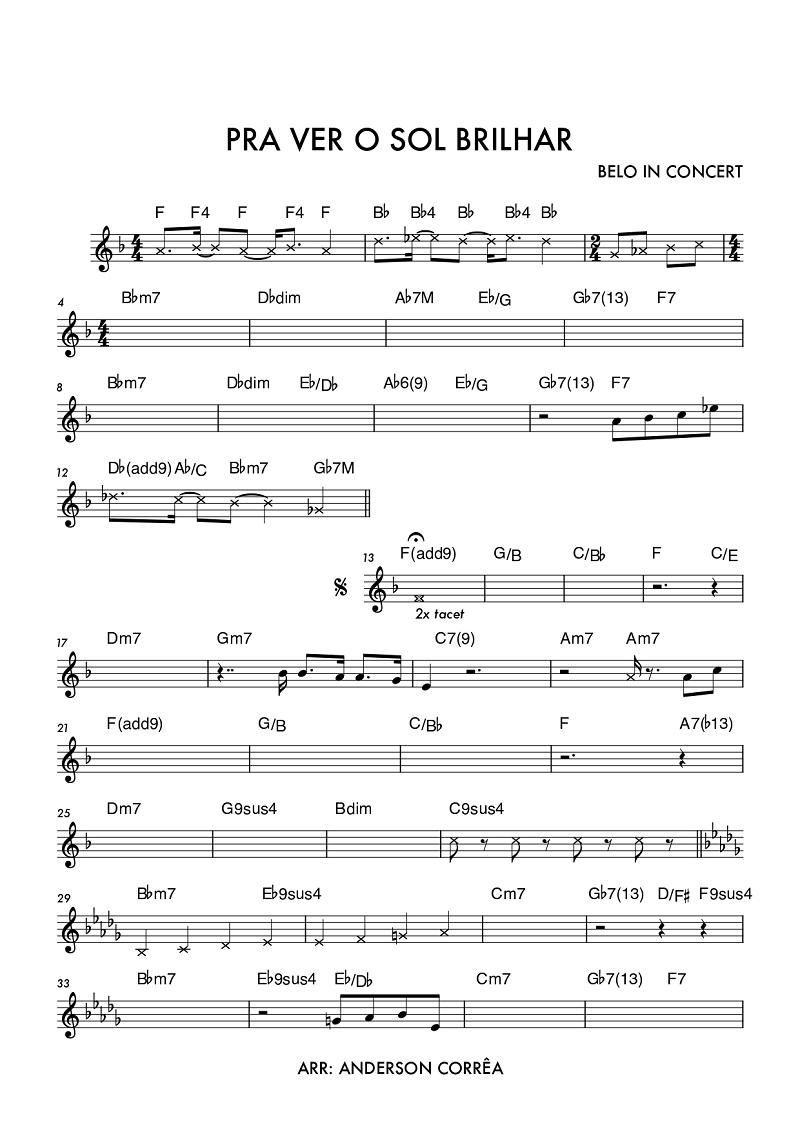 Página 1 da partitura