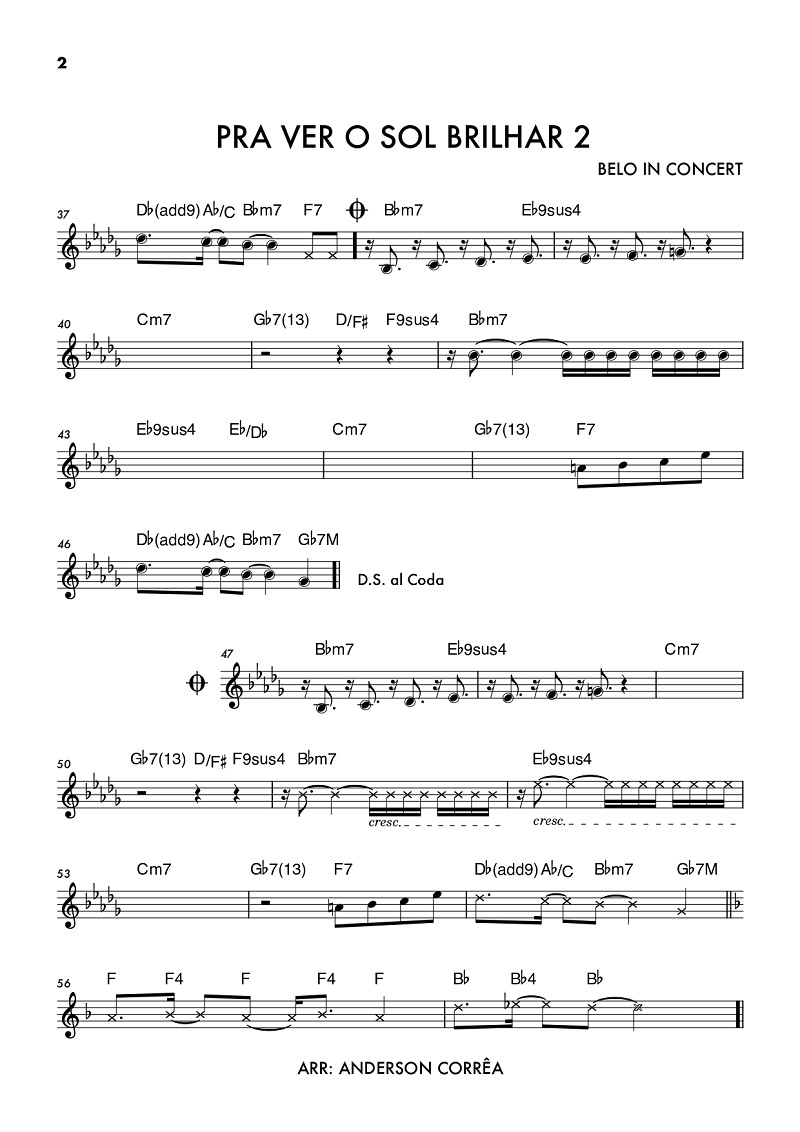 Página 2 da partitura