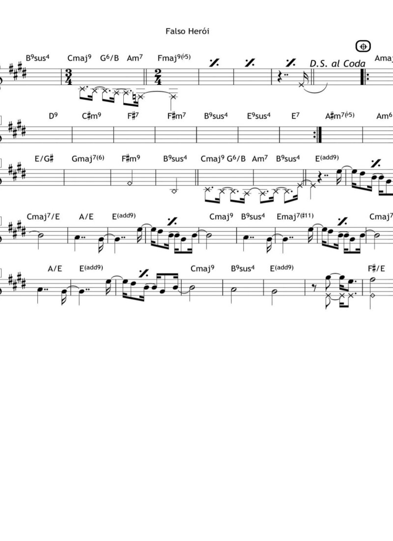 Página 1 da partitura