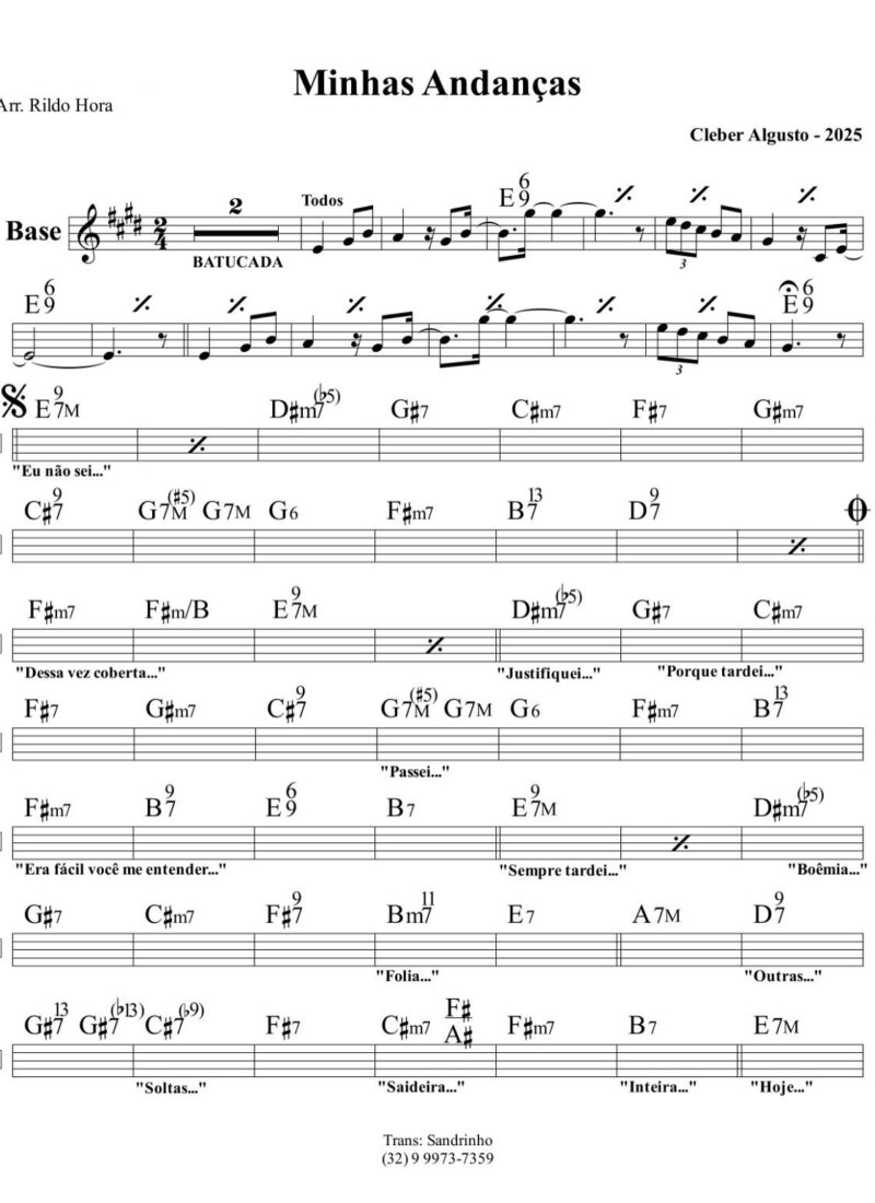 Página 1 da partitura