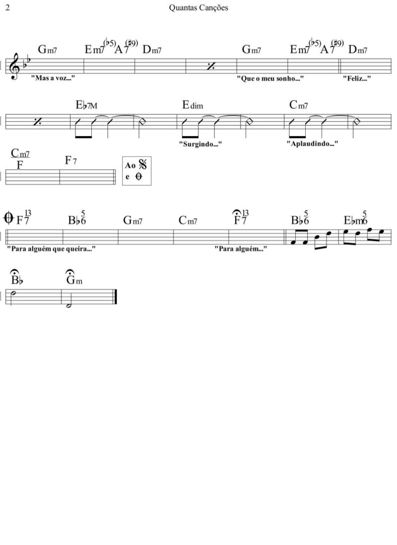 Página 1 da partitura