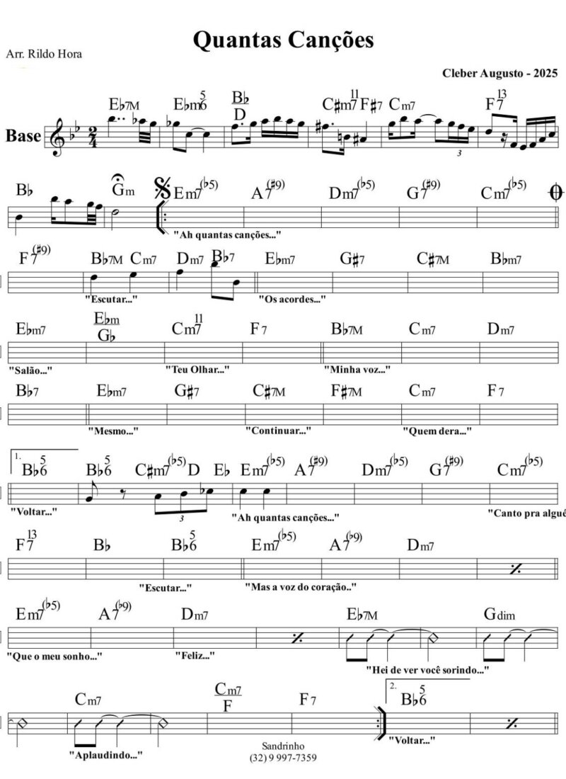 Página 1 da partitura