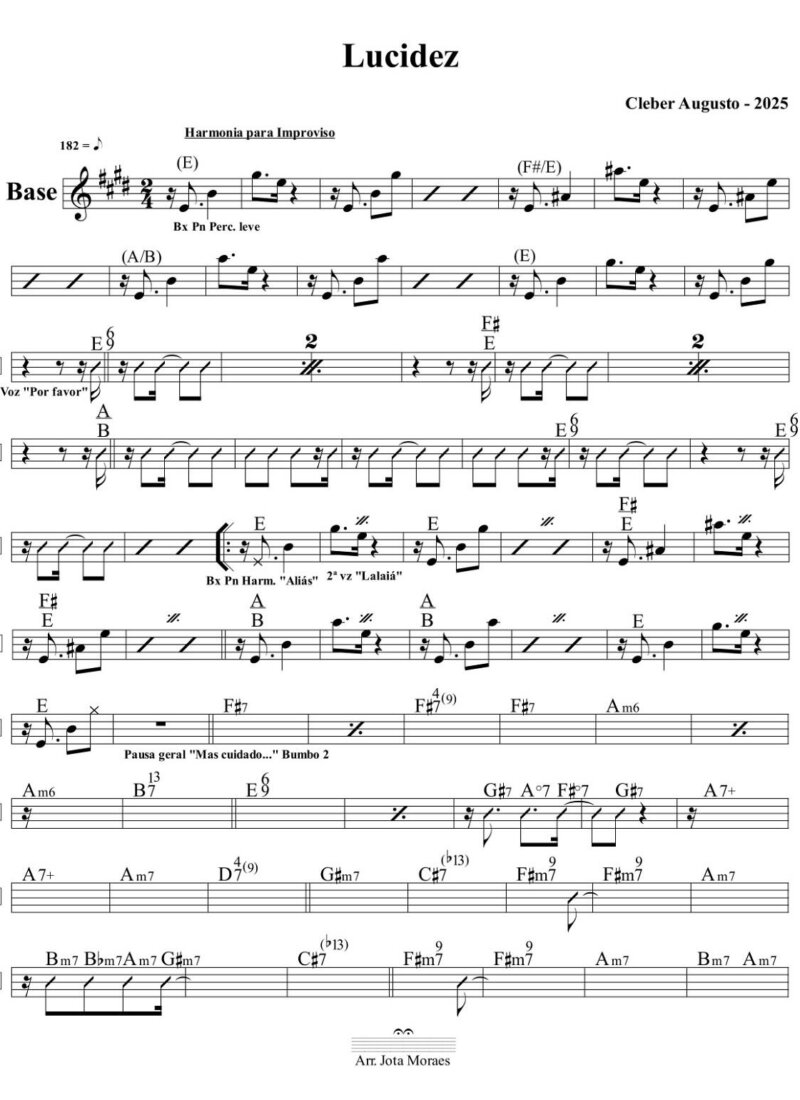 Página 1 da partitura