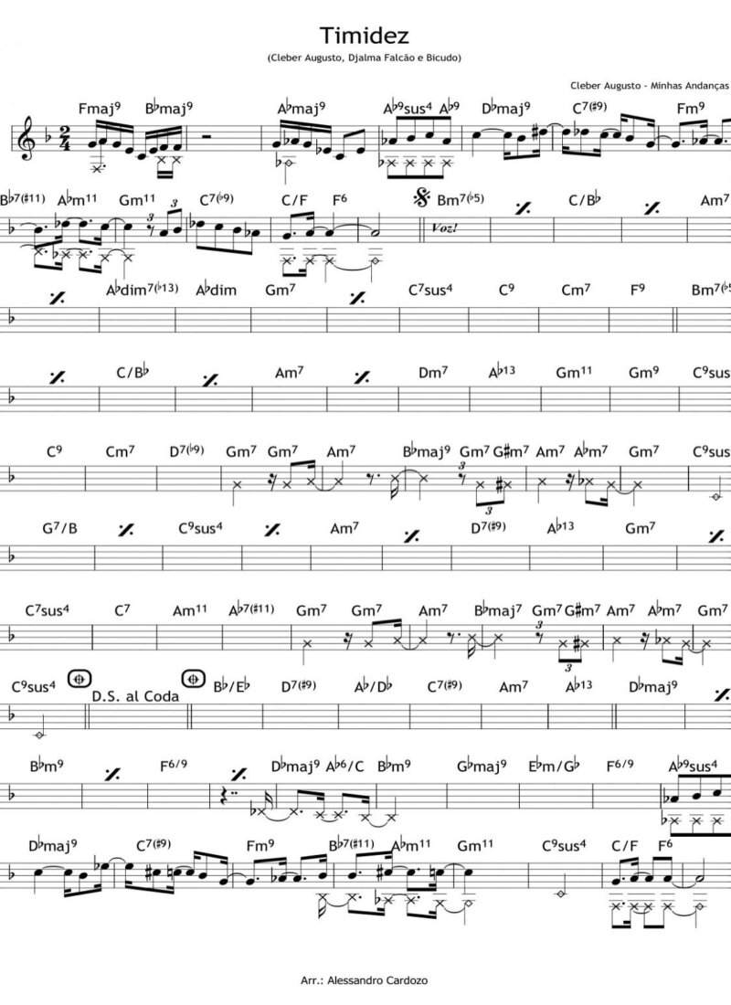 Página 1 da partitura