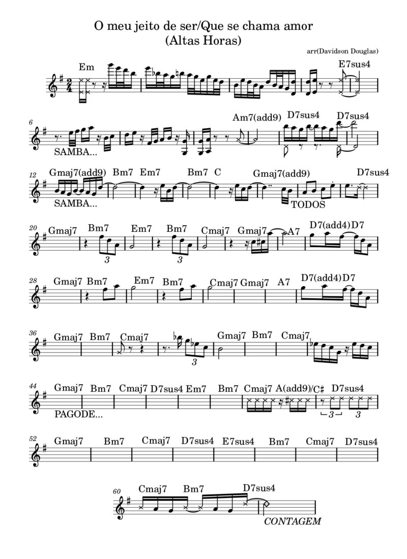 Página 1 da partitura