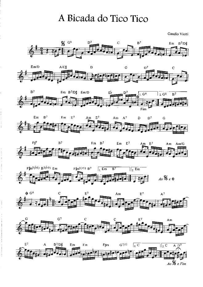 Página 1 da partitura