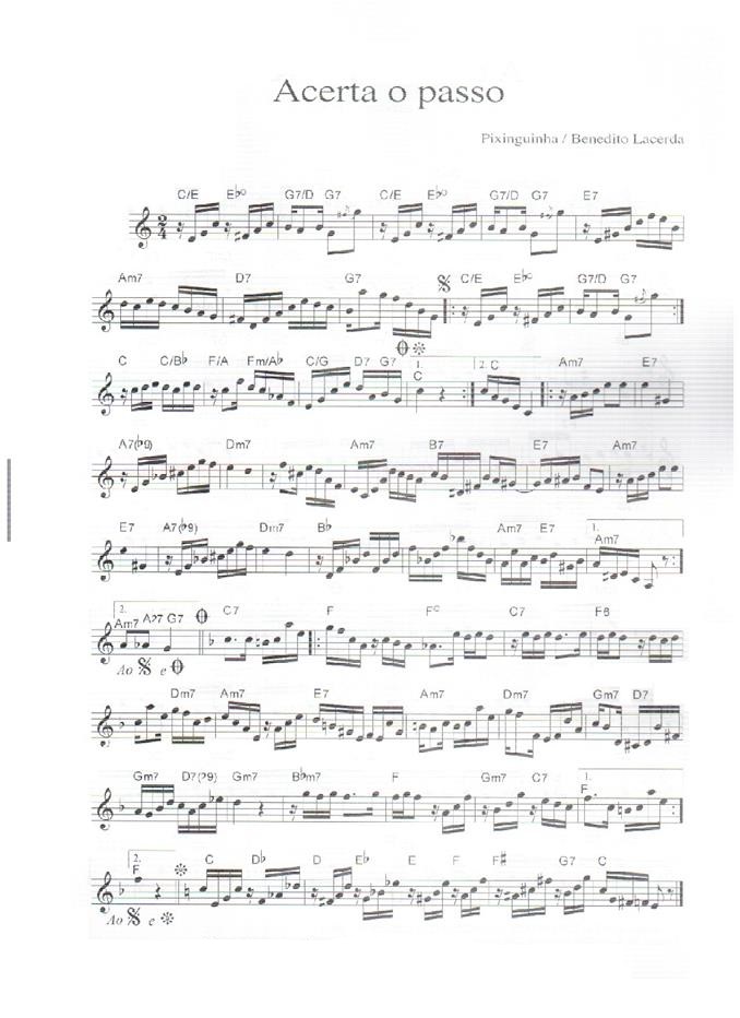 Página 1 da partitura