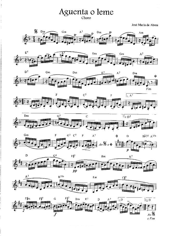Página 1 da partitura