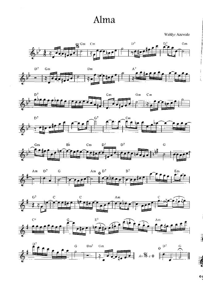 Página 1 da partitura