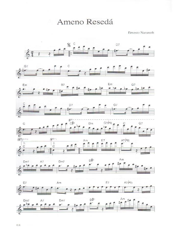Página 1 da partitura