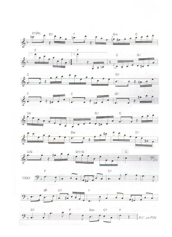 Página 1 da partitura