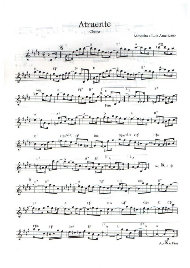 Página 1 da partitura