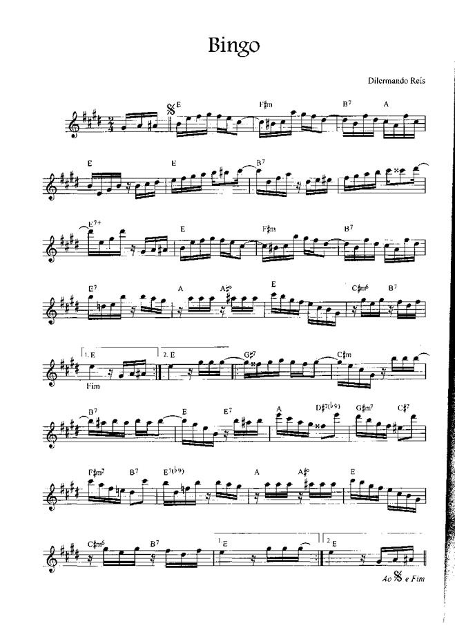 Página 1 da partitura