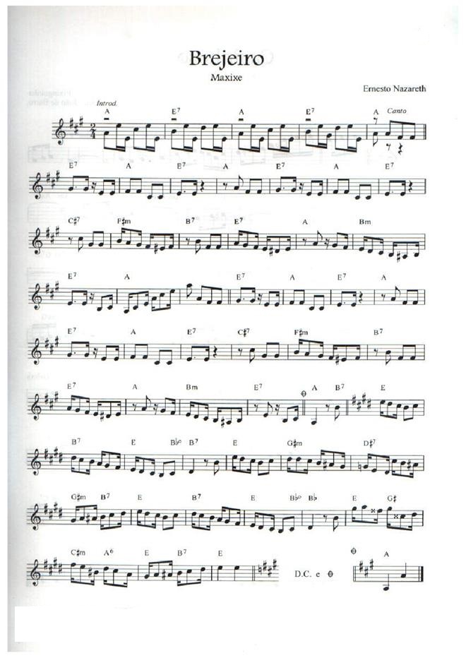 Página 1 da partitura