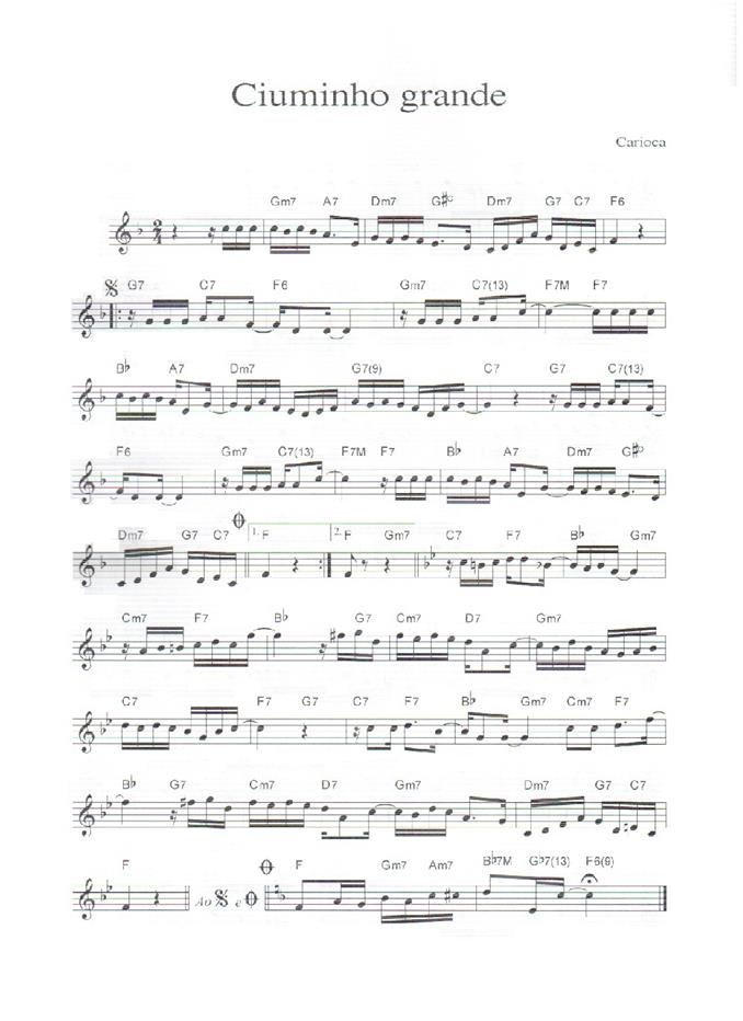 Página 1 da partitura