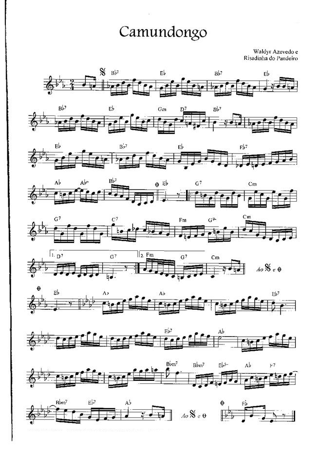 Página 1 da partitura