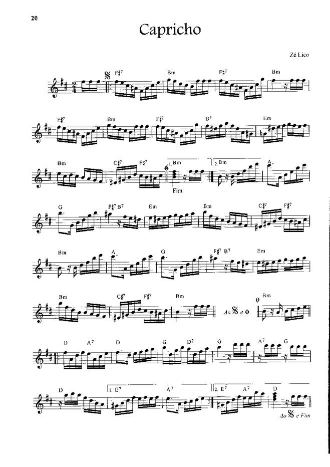 Página 1 da partitura