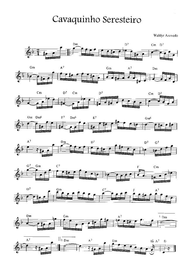Página 1 da partitura
