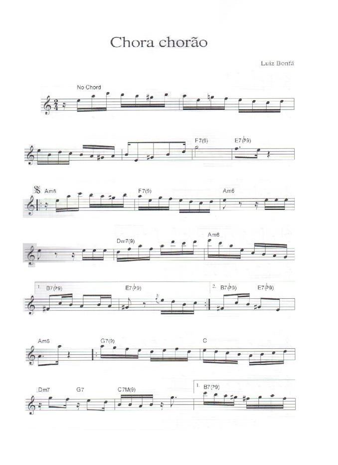 Página 1 da partitura