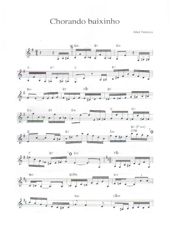 Página 1 da partitura