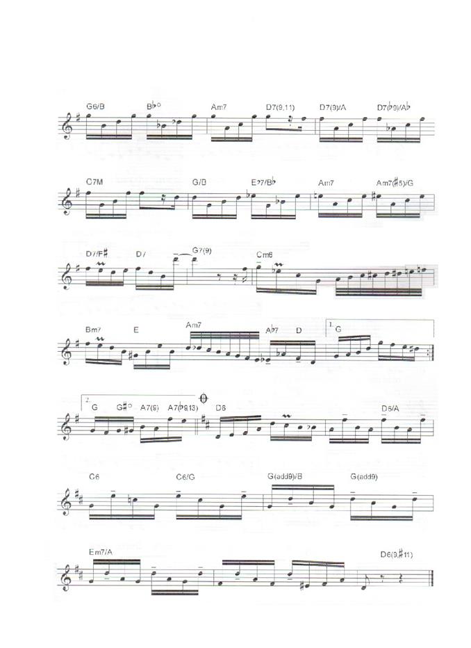 Página 1 da partitura