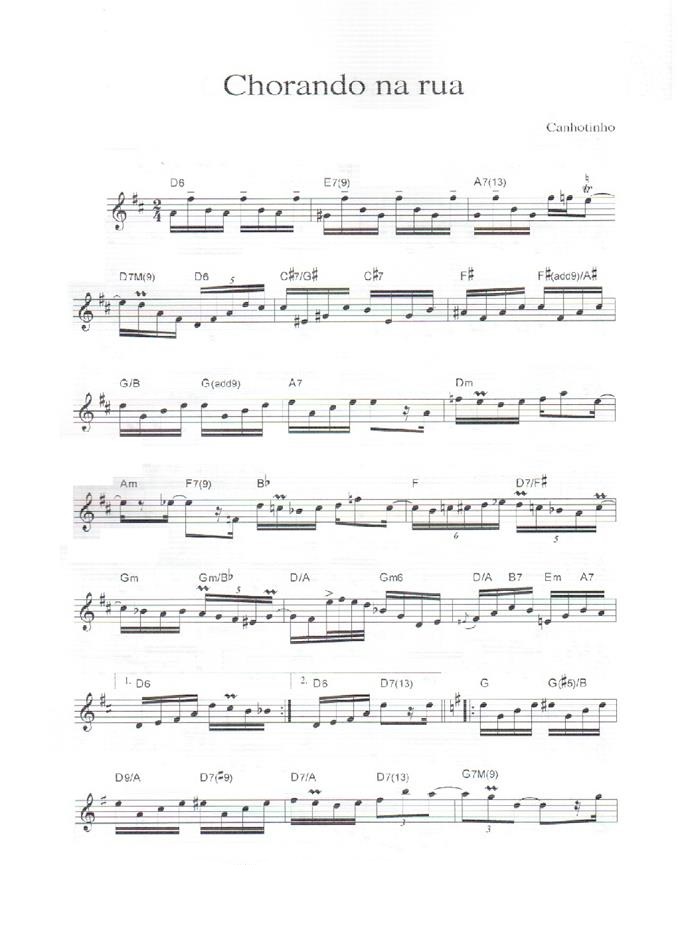 Página 1 da partitura