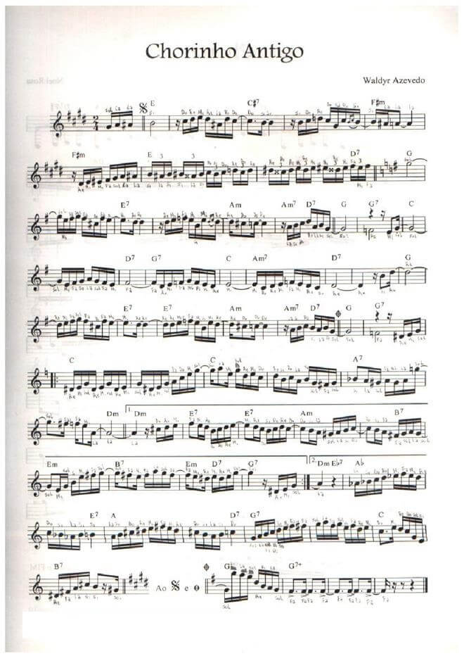 Página 1 da partitura