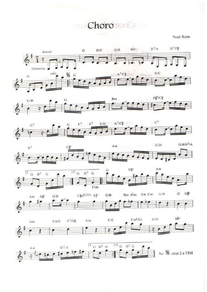 Página 1 da partitura