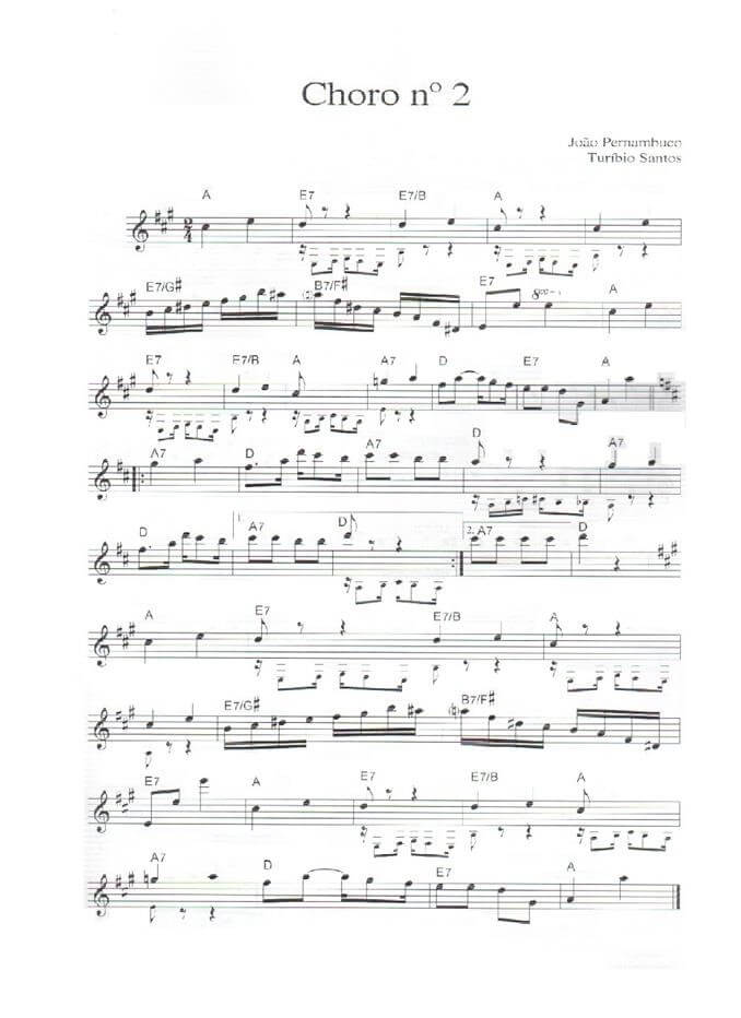 Página 1 da partitura