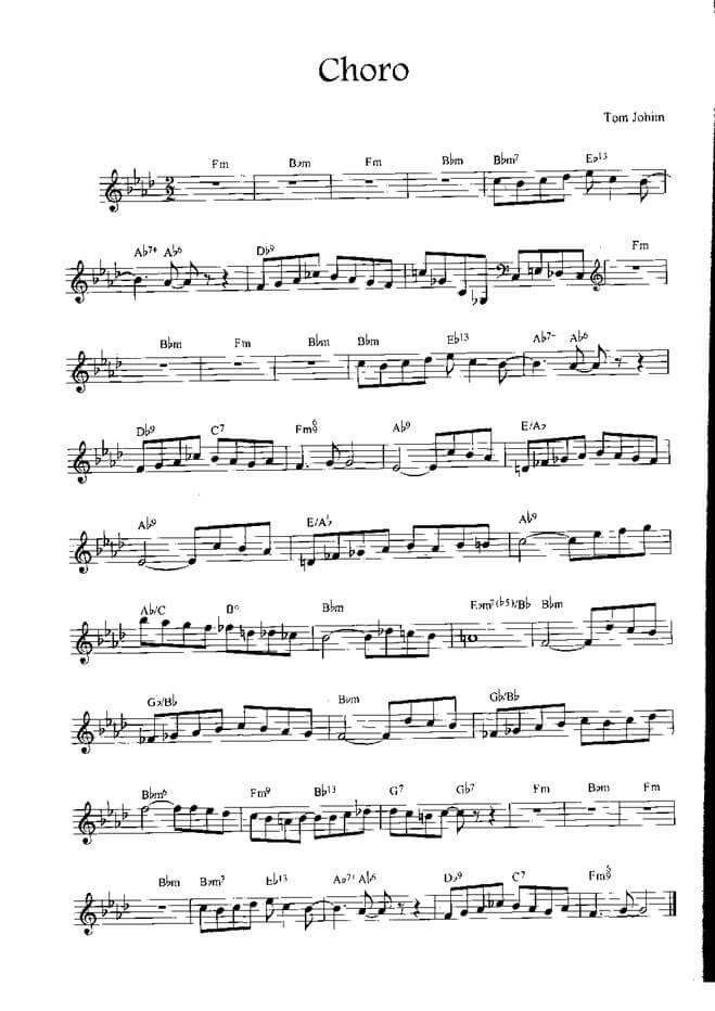 Página 1 da partitura