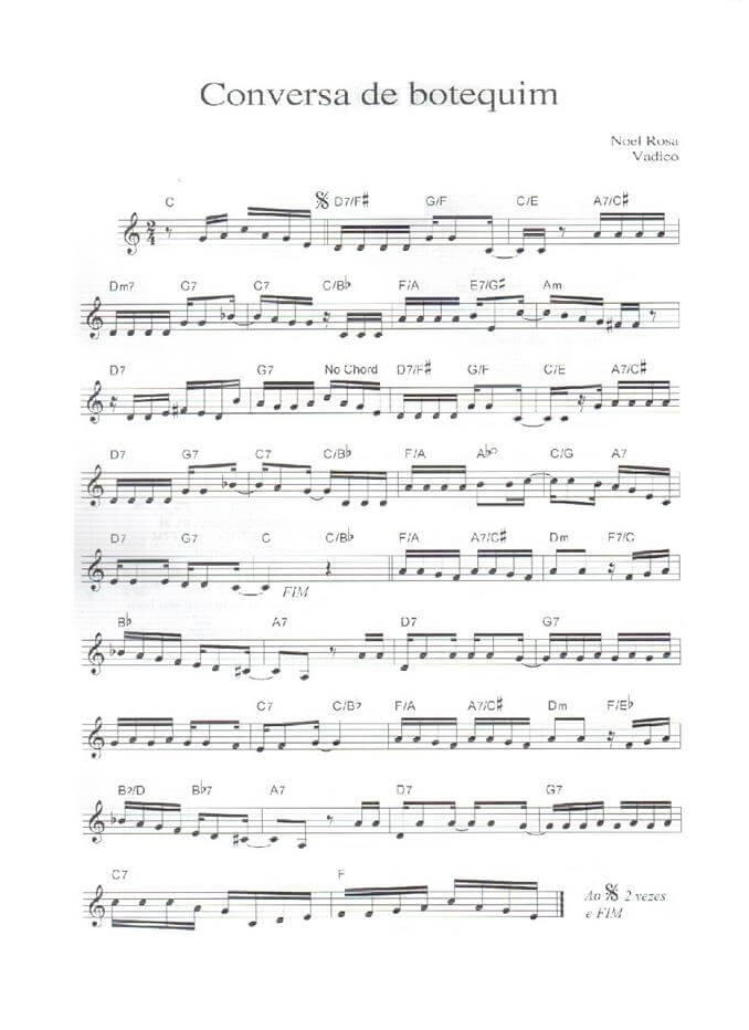 Página 1 da partitura