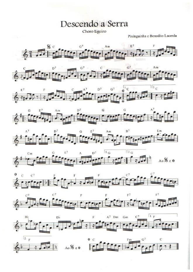 Página 1 da partitura