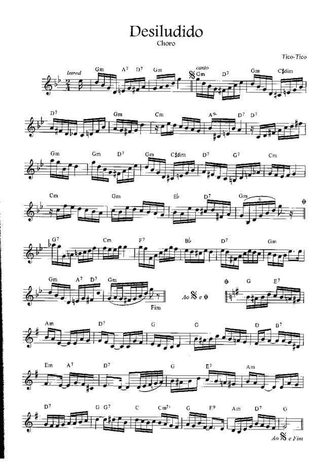 Página 1 da partitura
