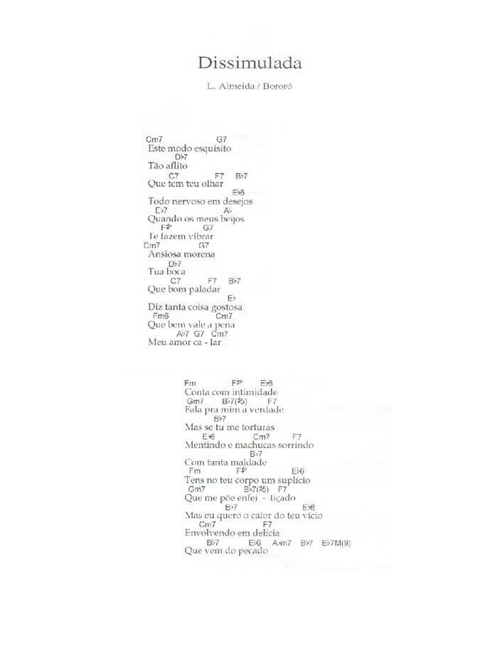 Página 1 da partitura