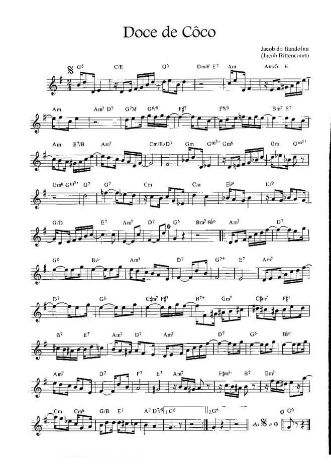 Página 1 da partitura