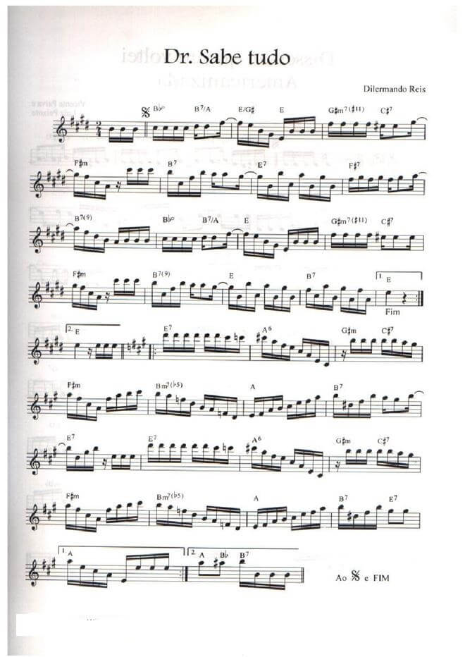 Página 1 da partitura